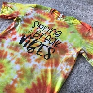 Spring Break Vibes Tie Dye T-Shirt